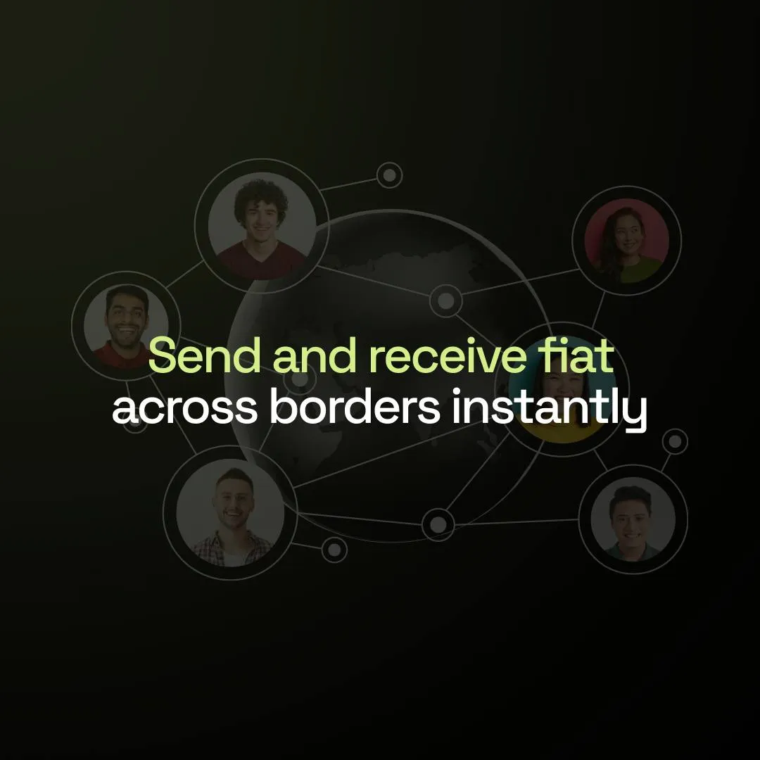 WeFi cross-border payment screen showing instant international transfer confirmation